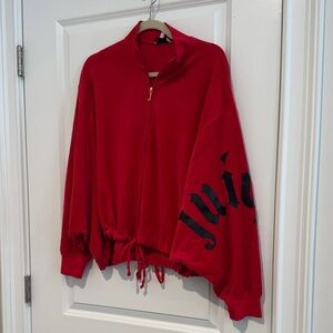 Red Juicy Couture Zip-Up